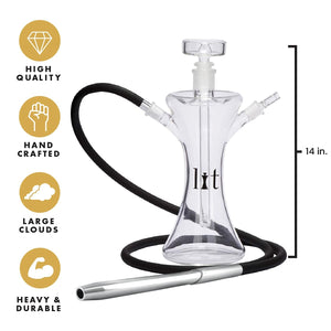 VooV Lit Handmade All Glass Hookah Set - Original