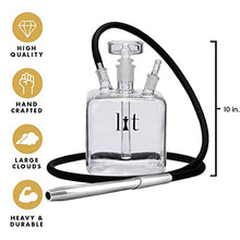 Load image into Gallery viewer, VooV Lit Handmade All Glass Hookah Set - Cube