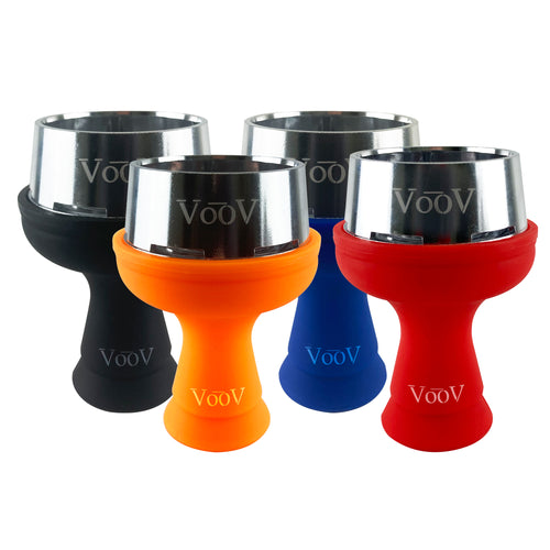 VooV Silicone Hookah Bowl with Windguard